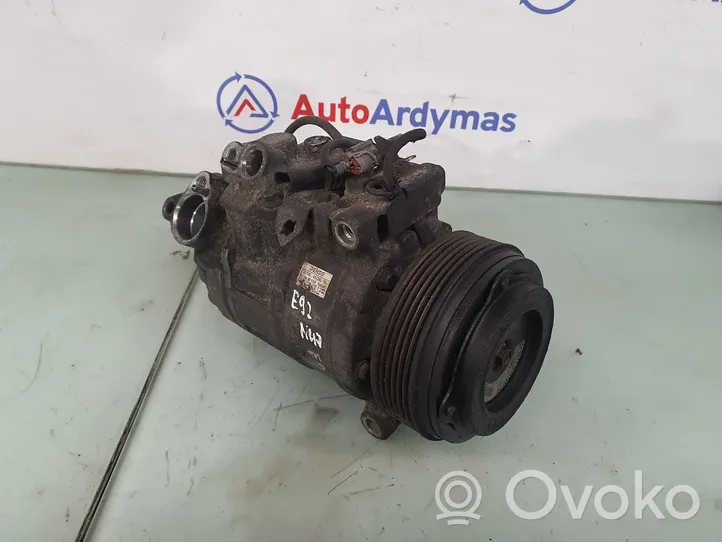 BMW 3 E92 E93 Ilmastointilaitteen kompressorin pumppu (A/C) 6987862