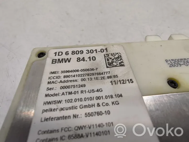 BMW 3 F30 F35 F31 Sterownik / Moduł sterujący telefonem 6809301