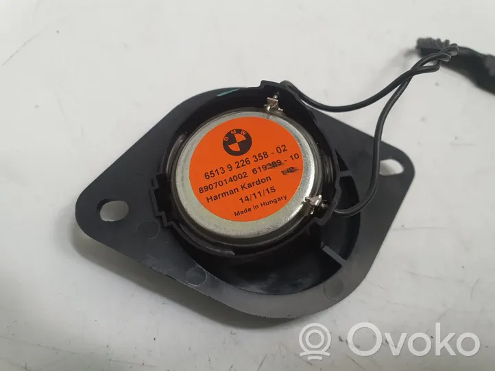 BMW 3 F30 F35 F31 Enceinte de plage arrière 9226358