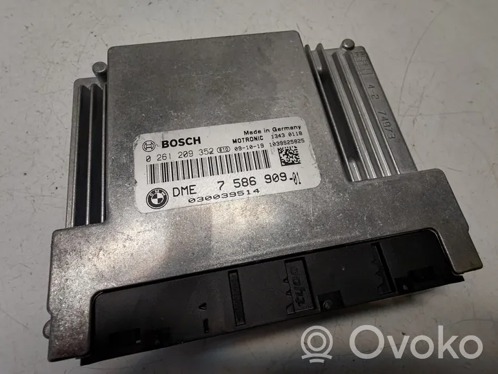 BMW 7 E65 E66 Kit calculateur ECU et verrouillage 7586909