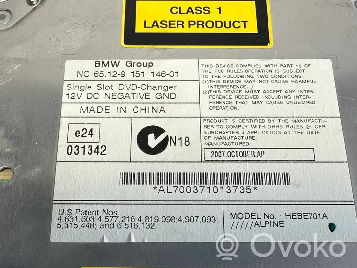 BMW X5 E70 Zmieniarka płyt CD/DVD 9151146