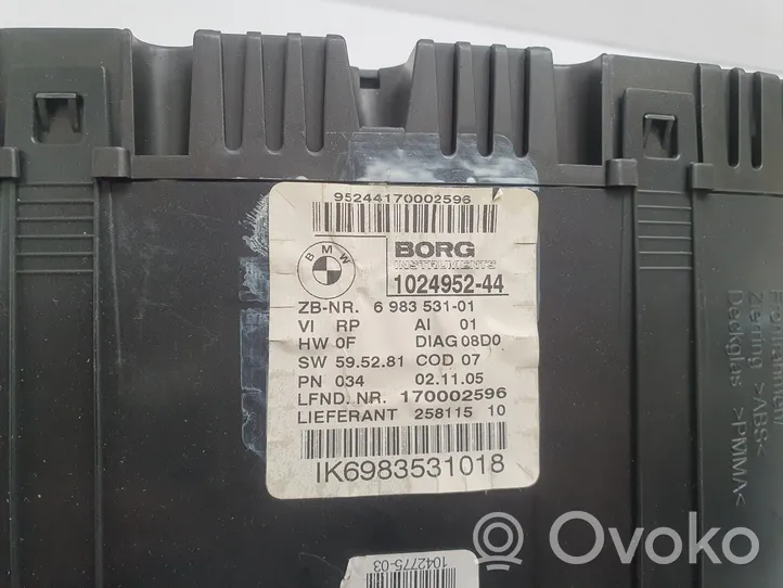 BMW 1 E81 E87 Tachimetro (quadro strumenti) 6983531