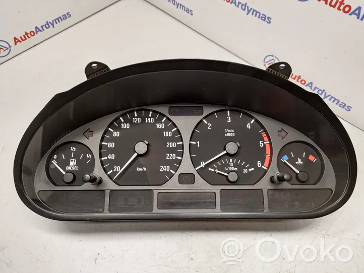 BMW 3 E46 Compteur de vitesse tableau de bord 6906890