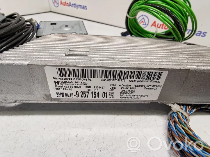 BMW 3 F30 F35 F31 Sterownik / Moduł sterujący telefonem 9257154