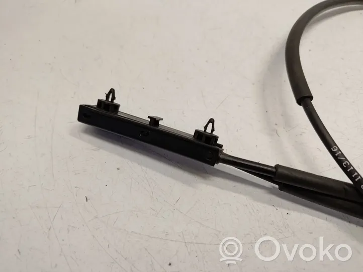 BMW 4 F36 Gran coupe Engine bonnet/hood lock release cable 7396161