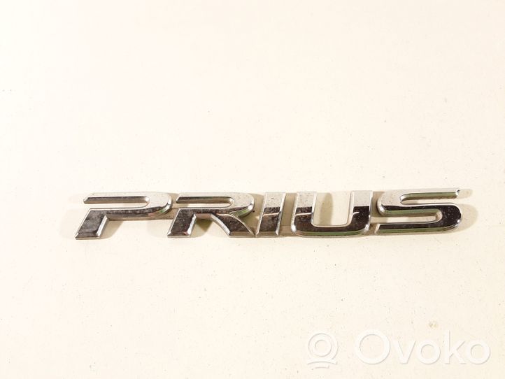 Toyota Prius (XW20) Valmistajan merkki/mallikirjaimet 