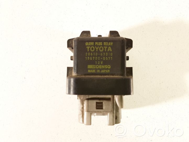 Toyota Yaris Hehkutulpan esikuumennuksen rele 2861067010