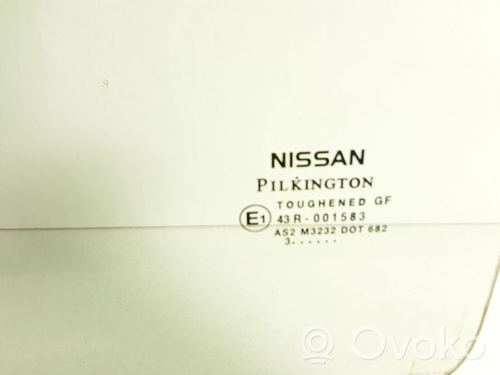 Nissan Micra Vetro del finestrino della portiera posteriore 43R001583