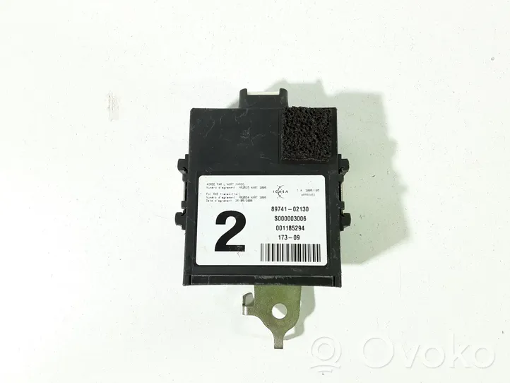 Toyota Auris 150 Oven ohjainlaite/moduuli 8974102130