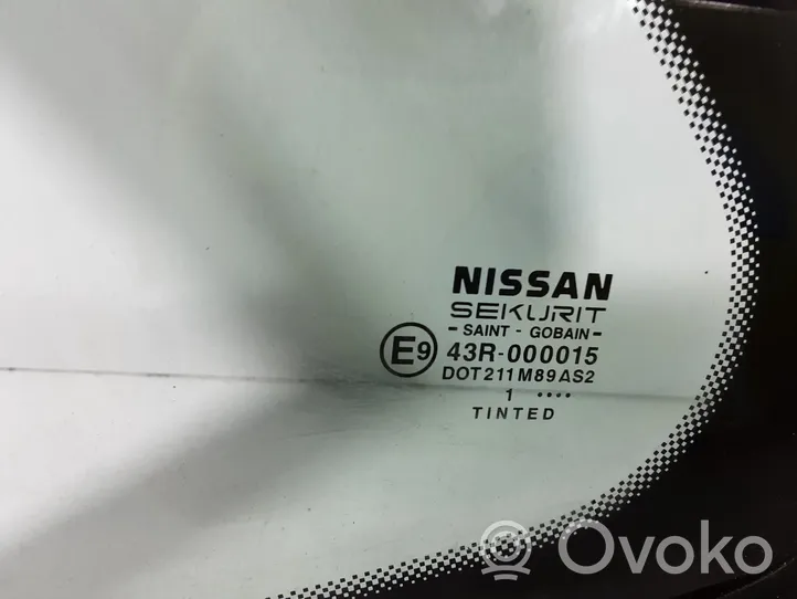 Nissan Almera Tino Galinis šoninis kėbulo stiklas 43R000015