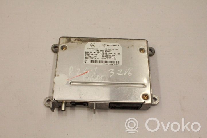 Mercedes-Benz R W251 Bluetoothin ohjainlaite/moduuli A2118703226