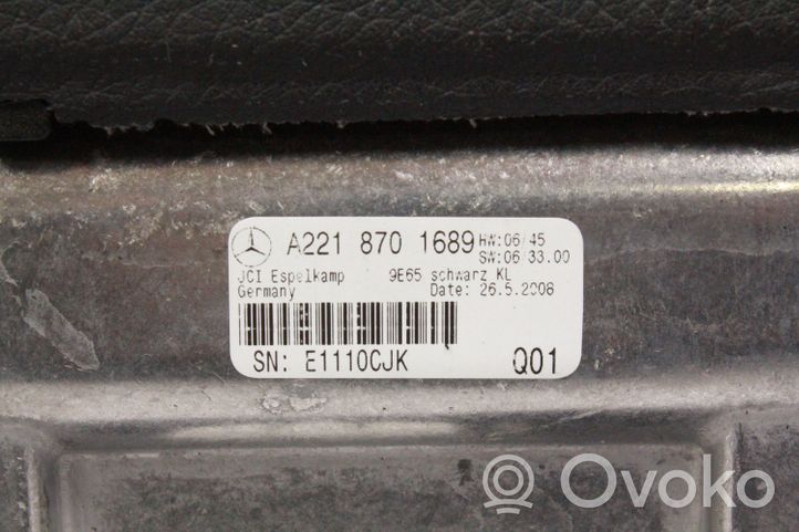 Mercedes-Benz S W221 Poggiatesta del sedile anteriore A2218701689