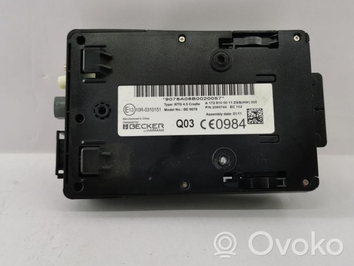 Mercedes-Benz C W204 GPS-navigaation ohjainlaite/moduuli A1728100011