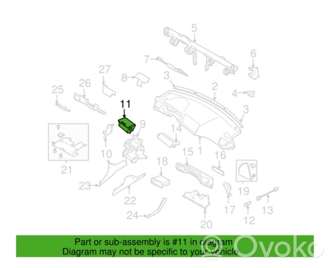 Subaru Legacy Daiktadėžė 66120AG03A