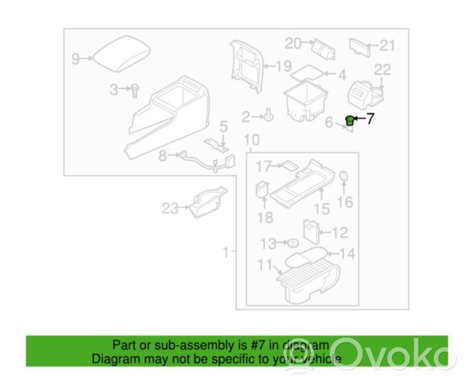 Subaru Outback Pridegėjas (galinis) 86711FA060