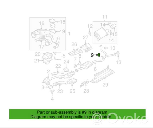 Subaru Legacy Duslintuvo laikiklis 44066AE00B