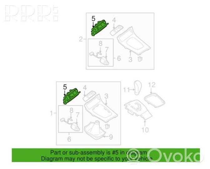 Subaru Legacy Cendrier avant 92114AG03A