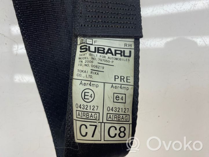 Subaru Outback Pas bezpieczeństwa fotela przedniego H074101