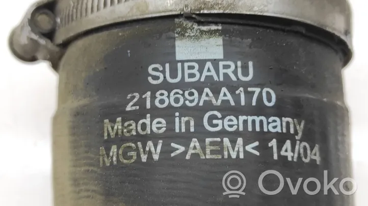 Subaru Legacy Tube d'admission de tuyau de refroidisseur intermédiaire 21869AA170