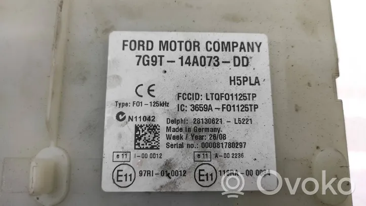 Ford Mondeo MK IV Juego de cerradura y set ECU del motor 7G9T14A073DD