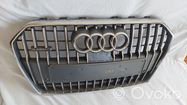 Audi A6 Allroad C7 Grille calandre supérieure de pare-chocs avant 4G0853653Q