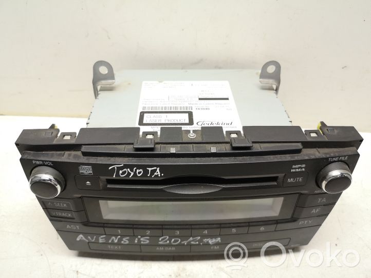 Toyota Avensis T270 Radio/CD/DVD/GPS-pääyksikkö 8612005141