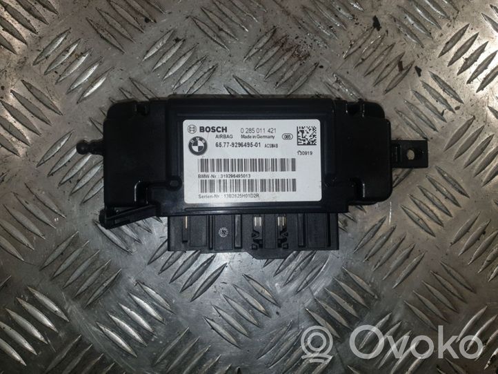 BMW 3 GT F34 Module de contrôle airbag 9296495