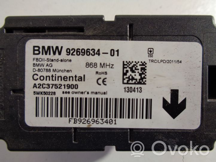BMW 3 GT F34 Alarm movement detector/sensor 9269634
