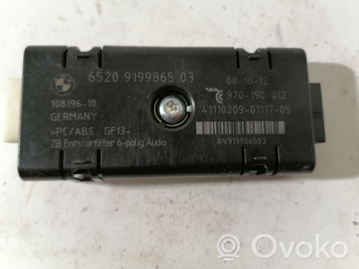 BMW 5 F10 F11 Aerial antenna amplifier 9199865