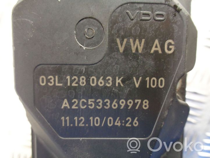 Volkswagen PASSAT B7 Electric throttle body valve 03L128063K