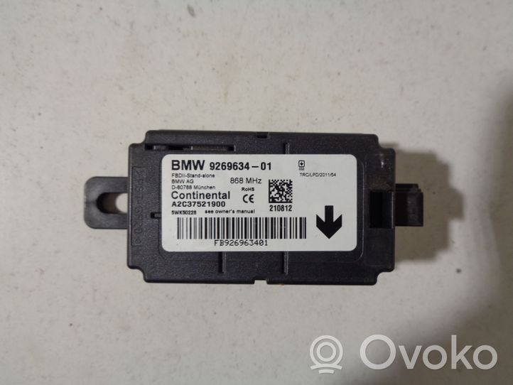 BMW 3 F30 F35 F31 Rilevatore/sensore di movimento 9269634