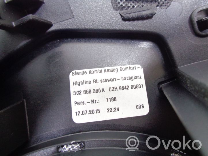 Volkswagen PASSAT B8 Cornice cruscotto 3G2858366A