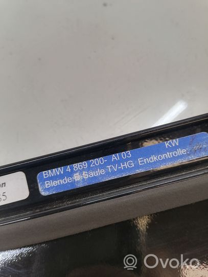 BMW 5 F10 F11 Listwa / Uszczelka szyby drzwi przesuwanych 7209724