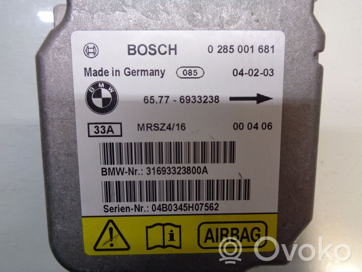 BMW X5 E53 Airbagsteuergerät 6933238