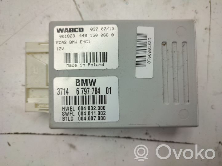 BMW 5 GT F07 Sterownik / Moduł tylnego zawieszenia pneumatycznego 6797784