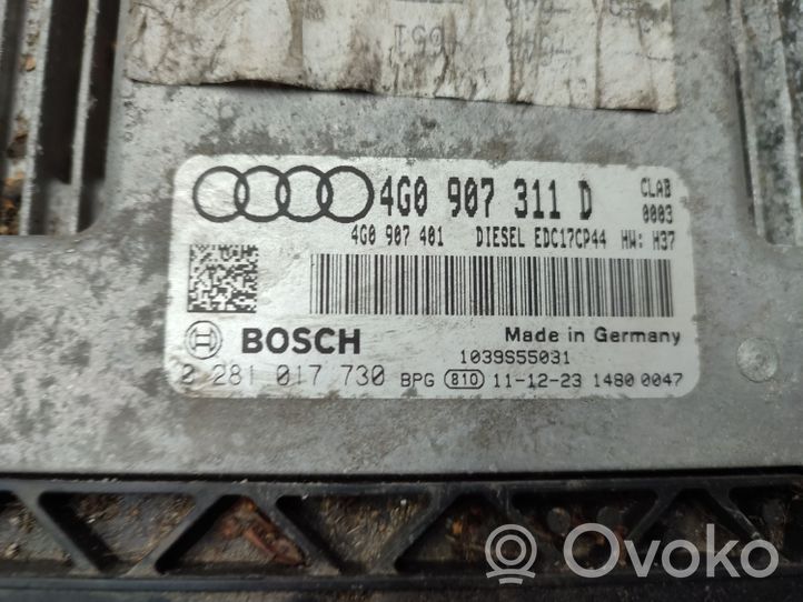 Audi A6 S6 C7 4G Calculateur moteur ECU 4G0907311D