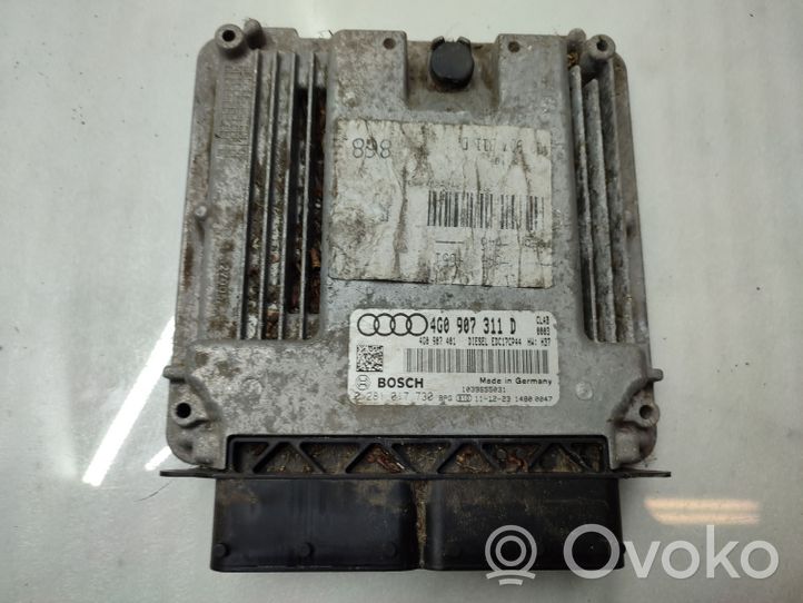 Audi A6 S6 C7 4G Calculateur moteur ECU 4G0907311D