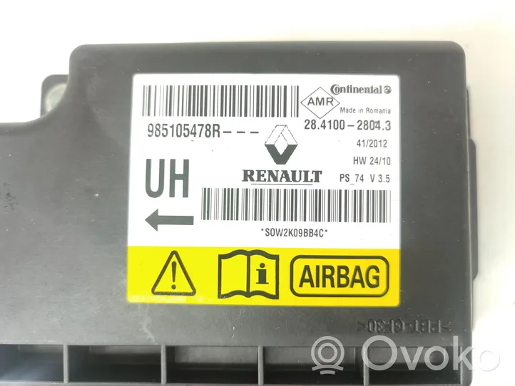 Renault Megane III Unidad de control/módulo del Airbag 985105478R