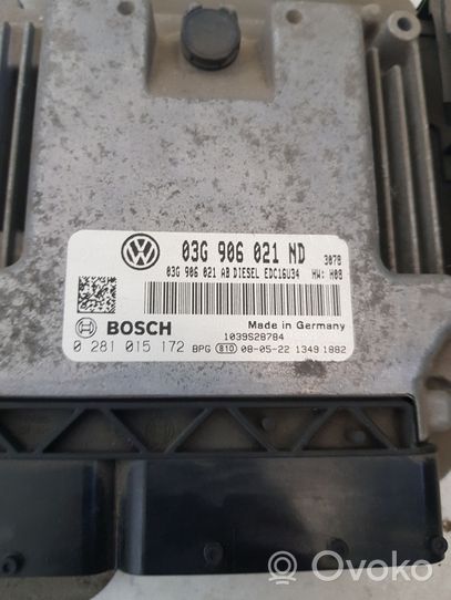 Volkswagen Touran I Calculateur moteur ECU 03G906021ND