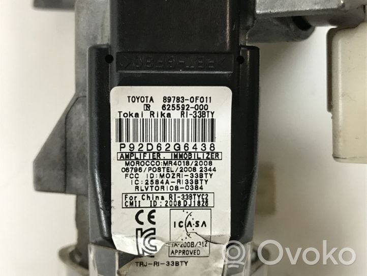 Toyota Verso Užvedimo spynelė 897830F011