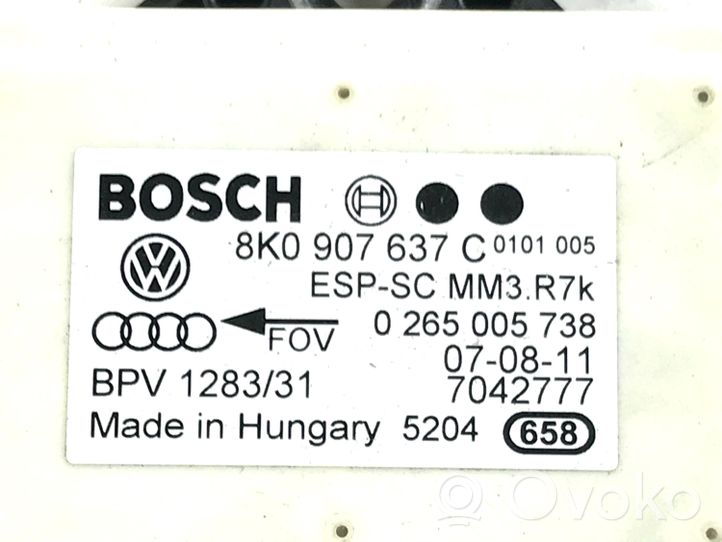 Audi A5 8T 8F Moduł / Sterownik ESP 8K0907637C