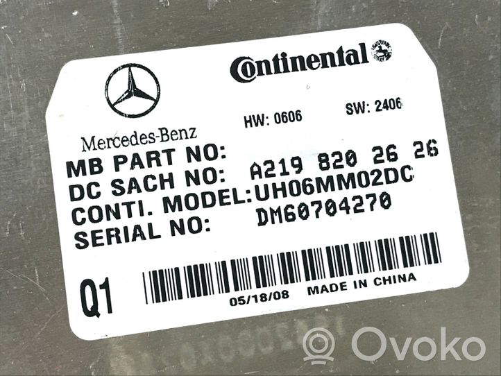 Mercedes-Benz ML W164 Centralina/modulo bluetooth A2198202626