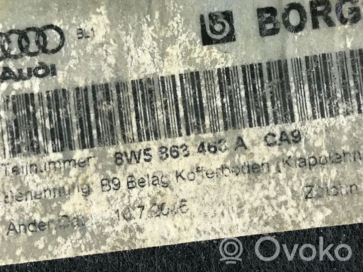 Audi A4 S4 B9 Trunk/boot mat liner 8W5863463A