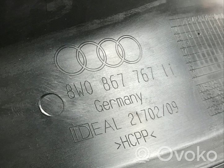 Audi A4 S4 B9 Copertura del rivestimento del sottoporta posteriore 8W0867767LI