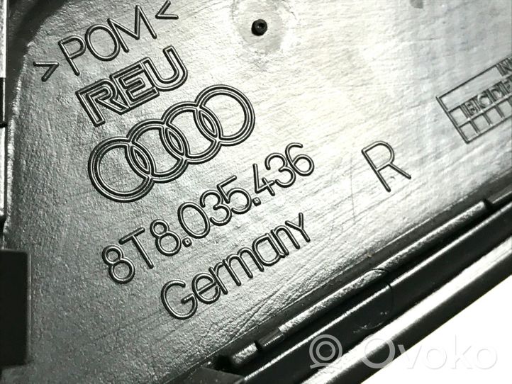 Audi A5 8T 8F Grilles, couvercle de haut-parleur porte arrière 8T8035436