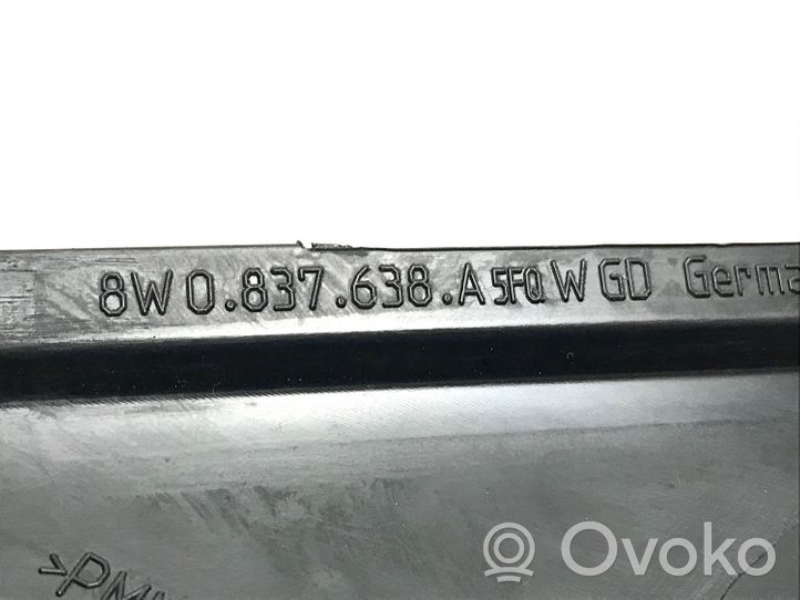 Audi A4 S4 B9 Rivestimento della portiera anteriore (modanatura) 8W0837638A