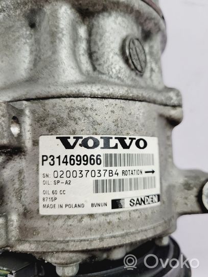 Volvo S90, V90 Ilmastointilaitteen kompressorin pumppu (A/C) 31469966