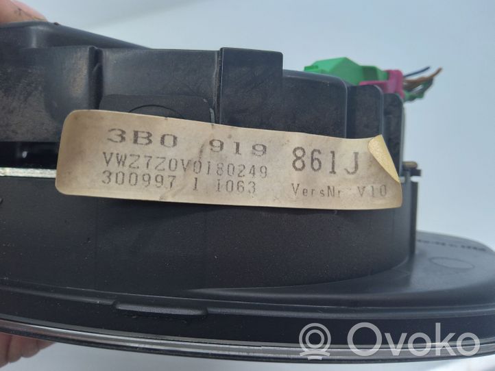 Volkswagen PASSAT B5 Compteur de vitesse tableau de bord 3B0919861