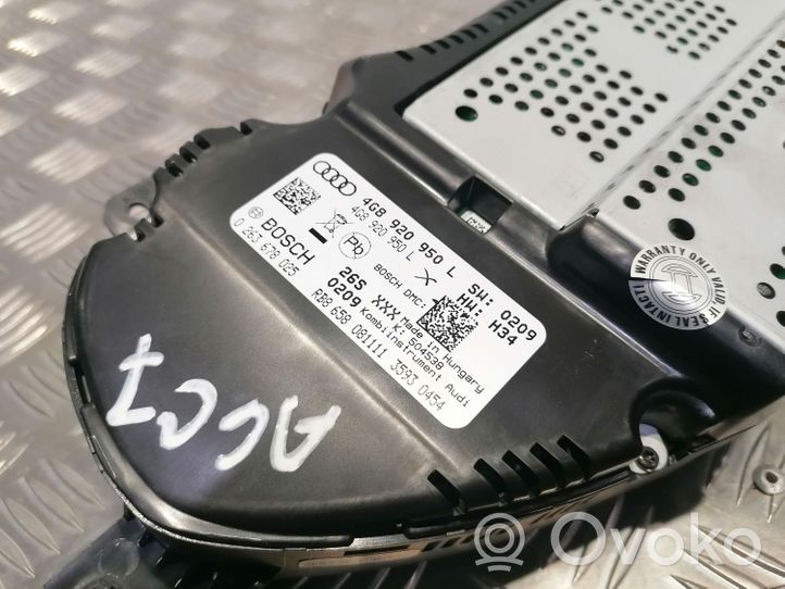 Audi A6 S6 C7 4G Tachimetro (quadro strumenti) 4G8920950L