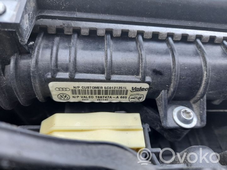 Volkswagen Jetta VI Wasserkühler Kühlerdpaket 5C6807582